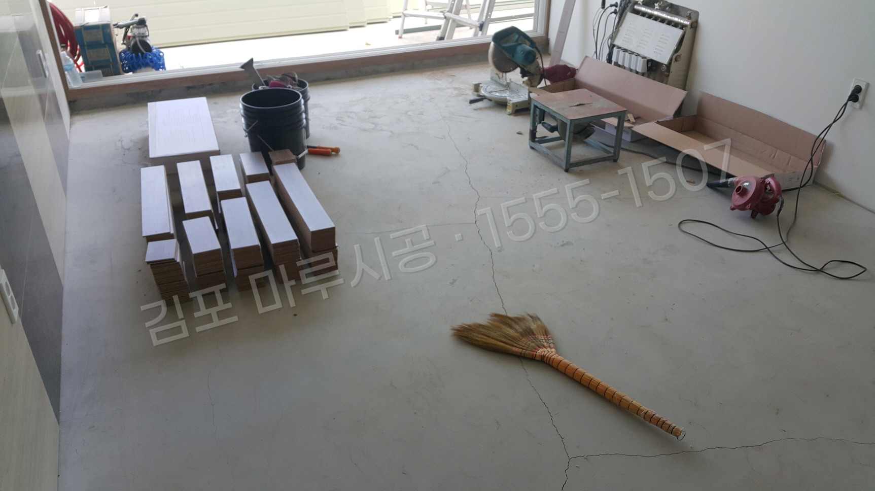 김포 바닥공사 마루시공업체 시공 전